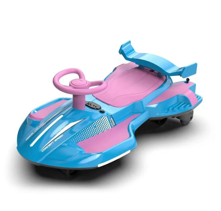 💙12V Kids Wiggle Car with Lights & Bluetooth 💙