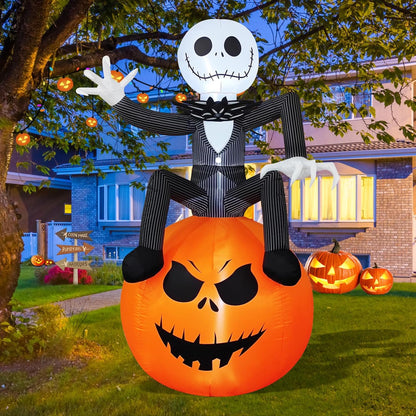 🎃12FT Giant Halloween Inflatable Grim Reaper