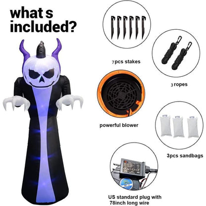 12FT Giant Halloween Inflatable Grim Reaper