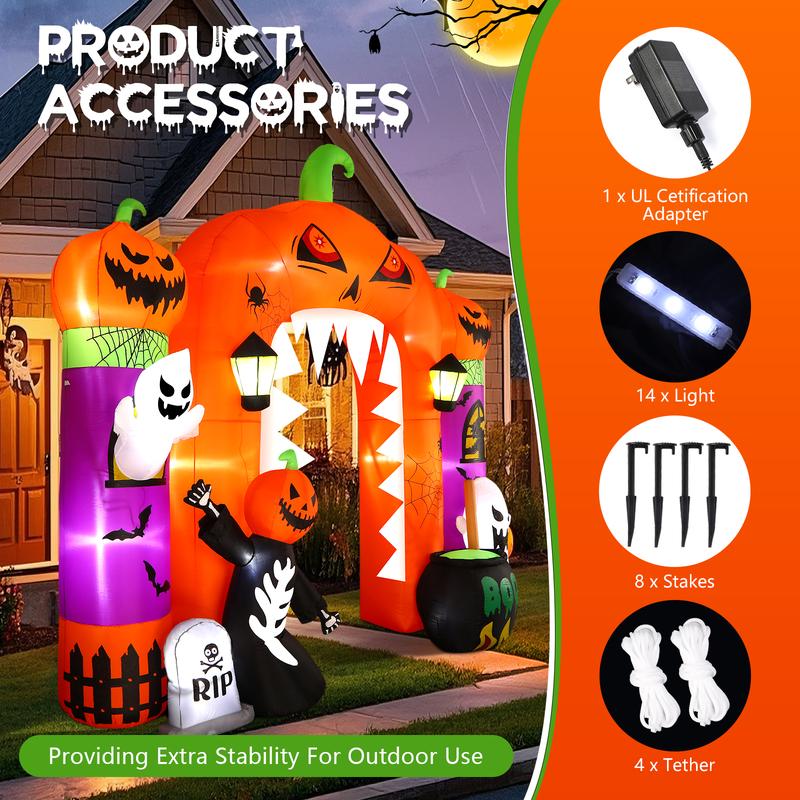 🐑 Giant Halloween Pumpkin Inflatable