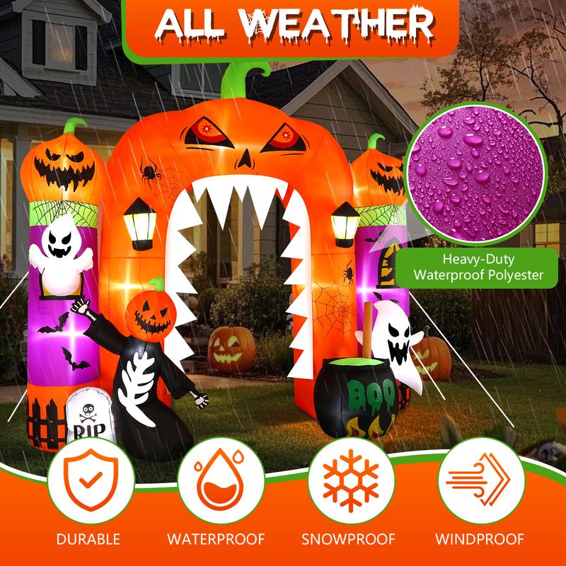 🐑 Giant Halloween Pumpkin Inflatable